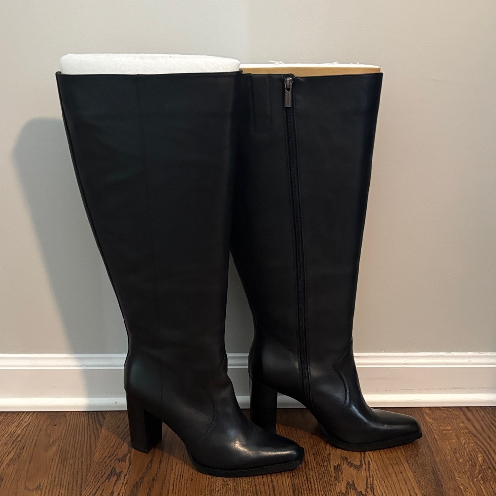 🆕 Vince Camuto Wide Black Heeled Boots